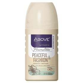 ABOVE Peaceful and Fashion - 72 Hour Personalities Antiperspirant Roll-On Deodorant for Women - Sensual Floral Fragrance - Protects Against Sweat